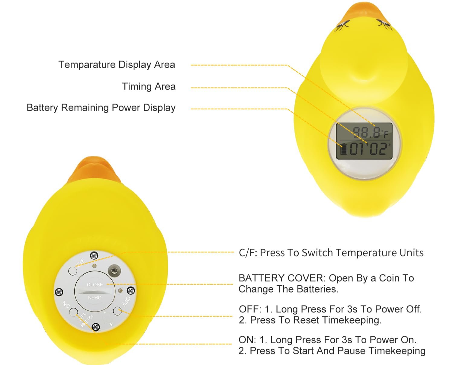 Baby Bath  Water Thermometer 