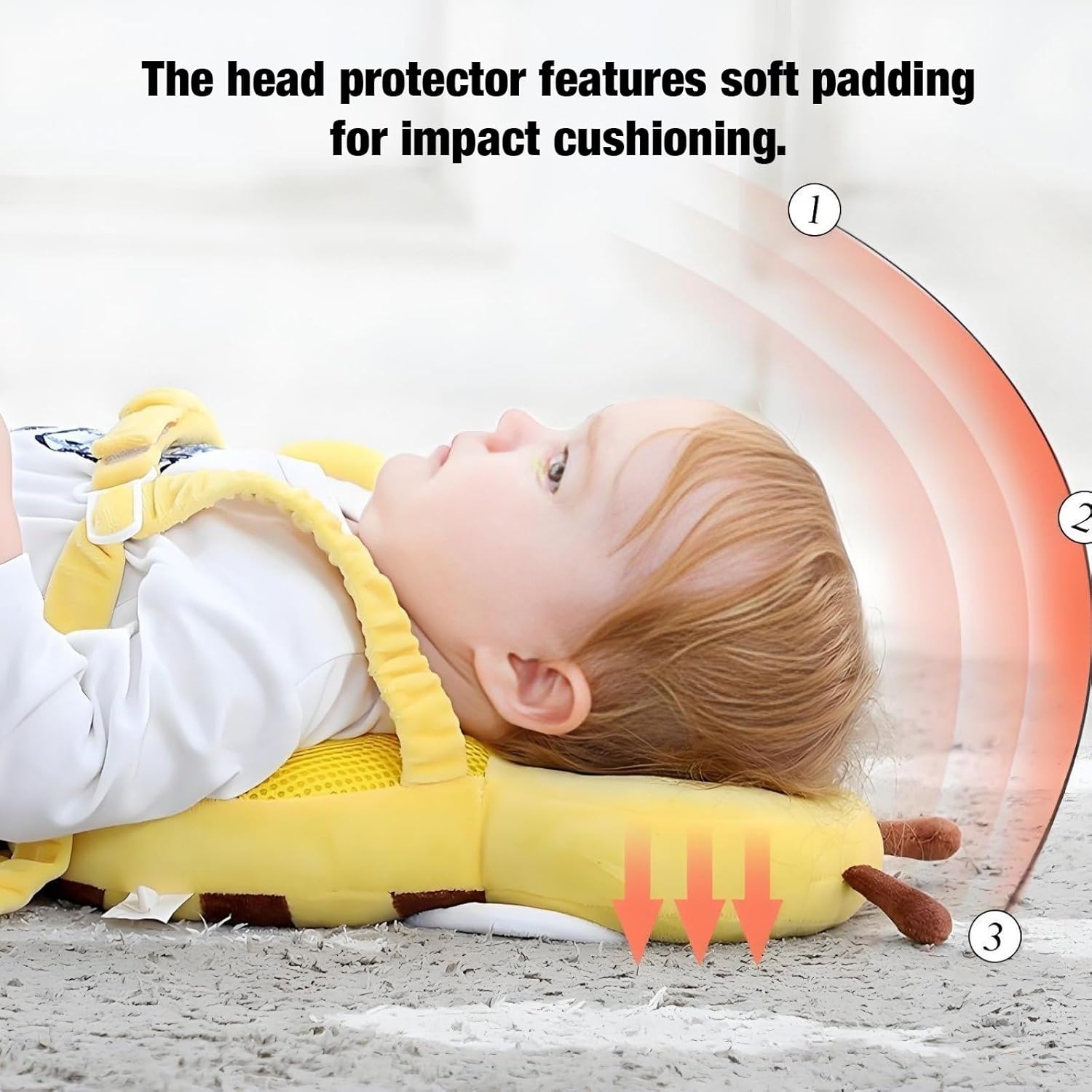 Baby bee Head Protection Backpack, 