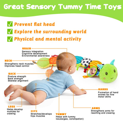 Caterpillar baby sensory toy