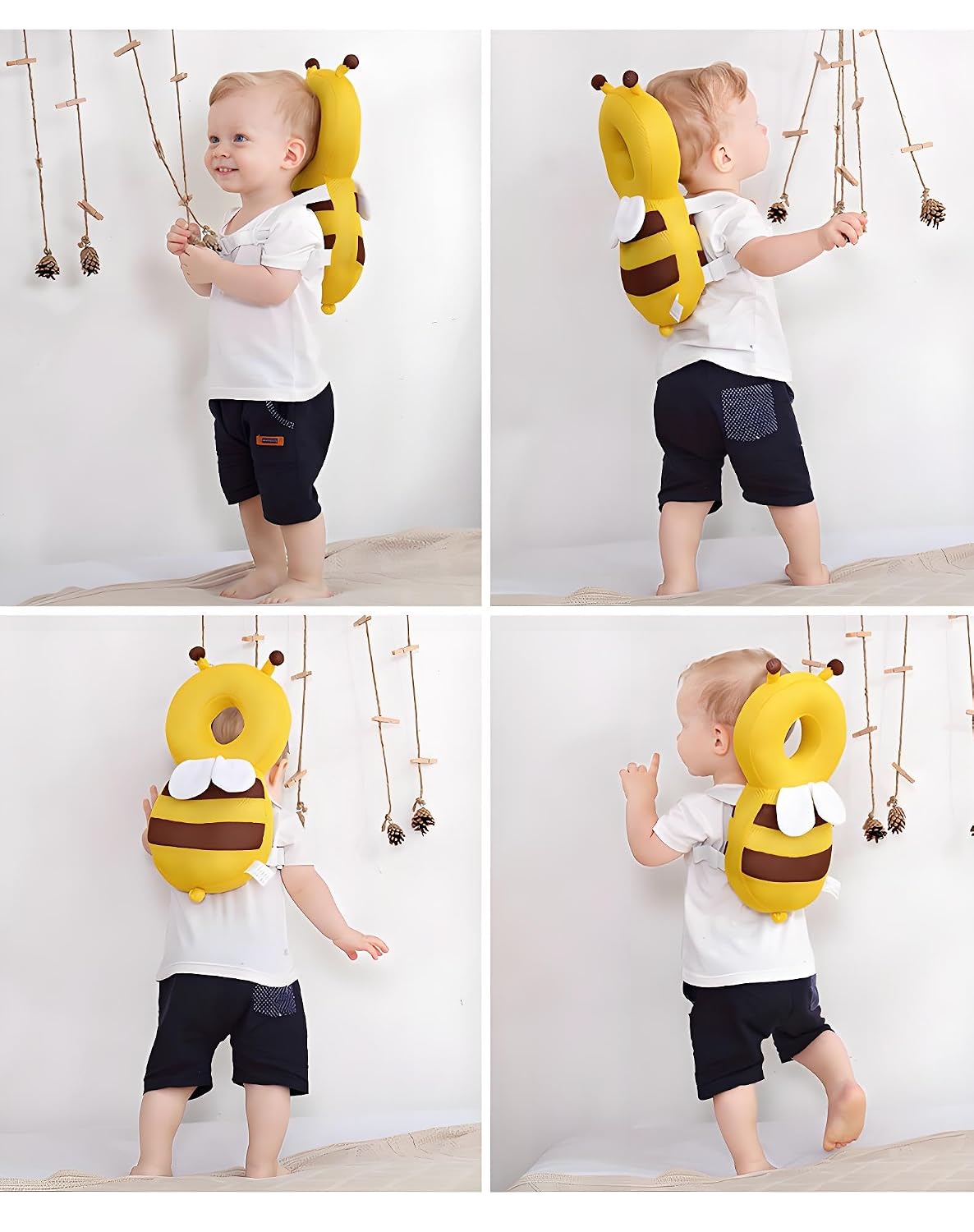 Baby bee Head Protection Backpack, 
