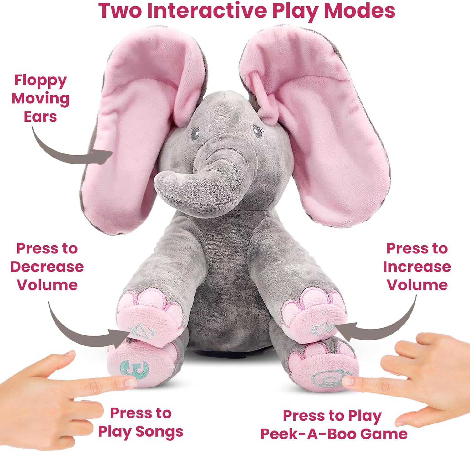  Peek a Boo Elephant Toy