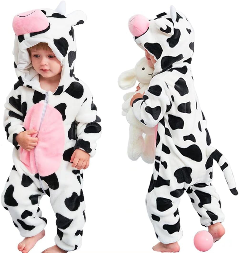 Halloween Baby Costumes Toddler Outfit Infants Romper Boys Girls Animal Dress up Clothes 2-36 Months