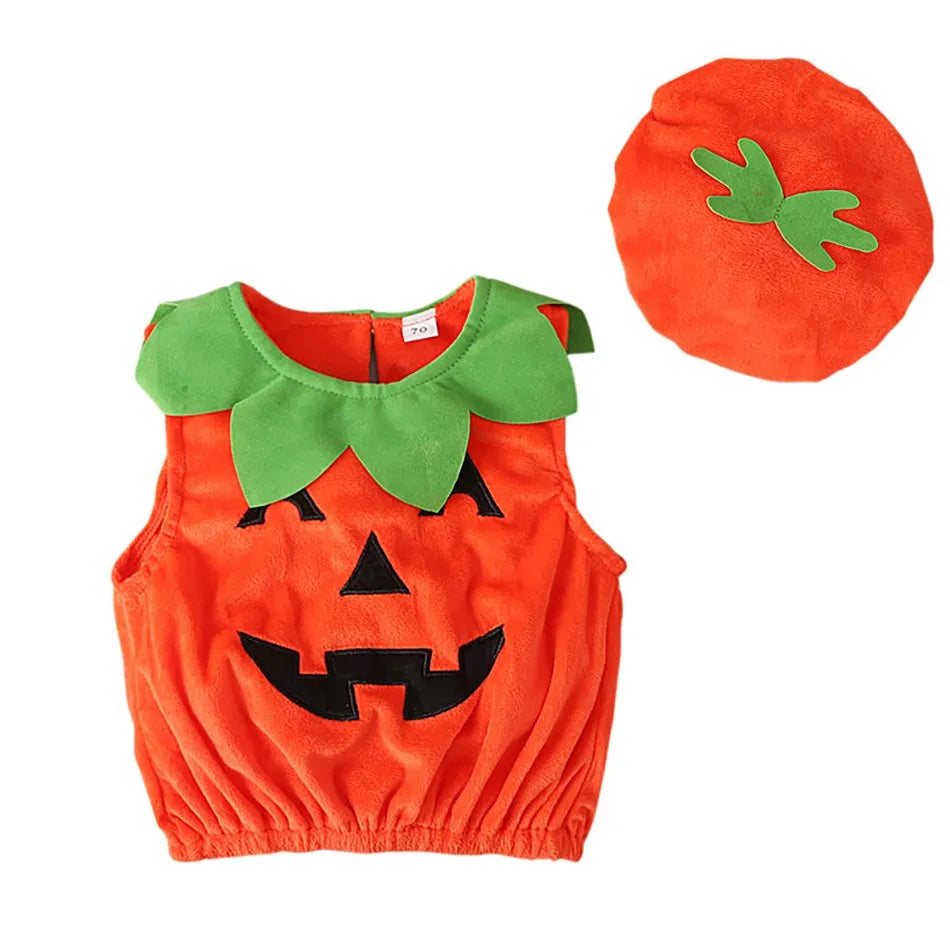 Baby  Pumpkin Romper  Halloween Jumpsuit 
